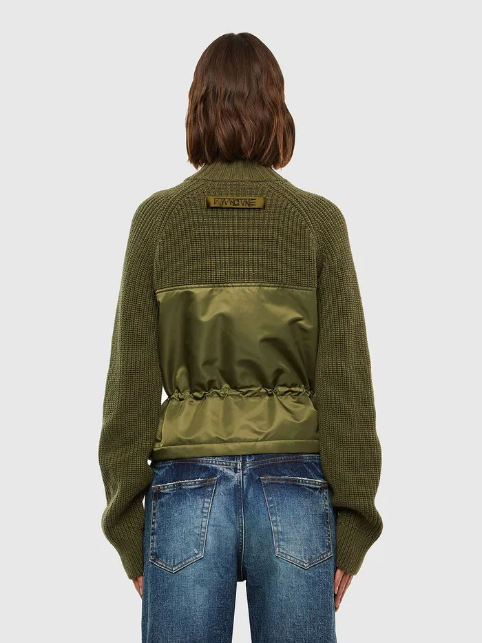 Diesel Knitwear Womens MEKA Military Green Popular