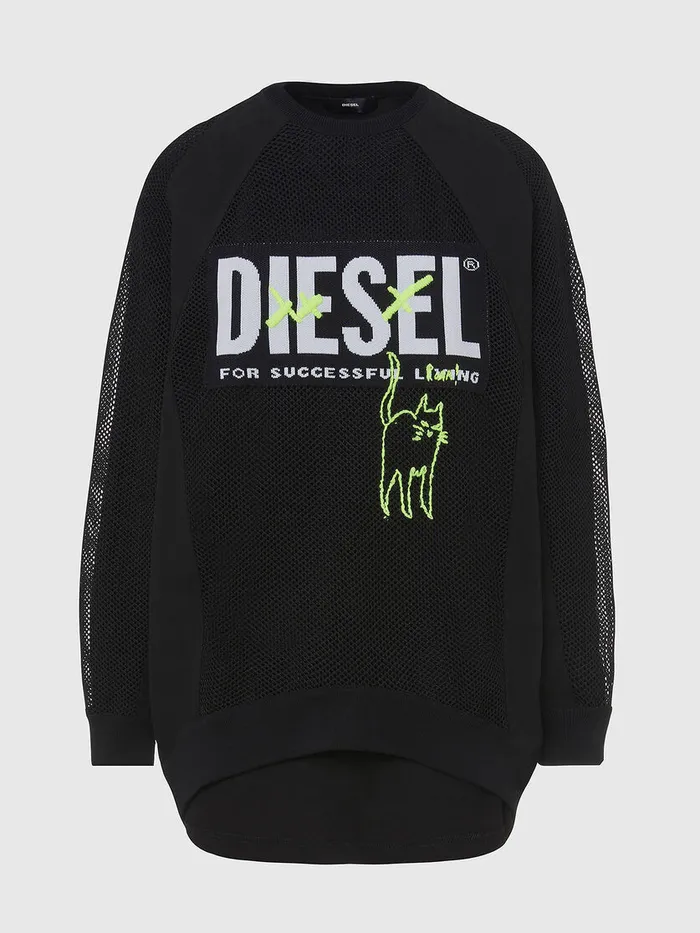 Diesel Knitwear Womens MPORTIA Black Gift for Friend