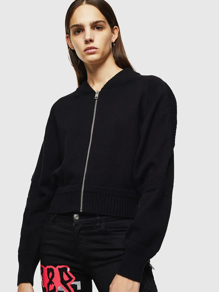 Diesel Knitwear Womens MTESY Black For Sale