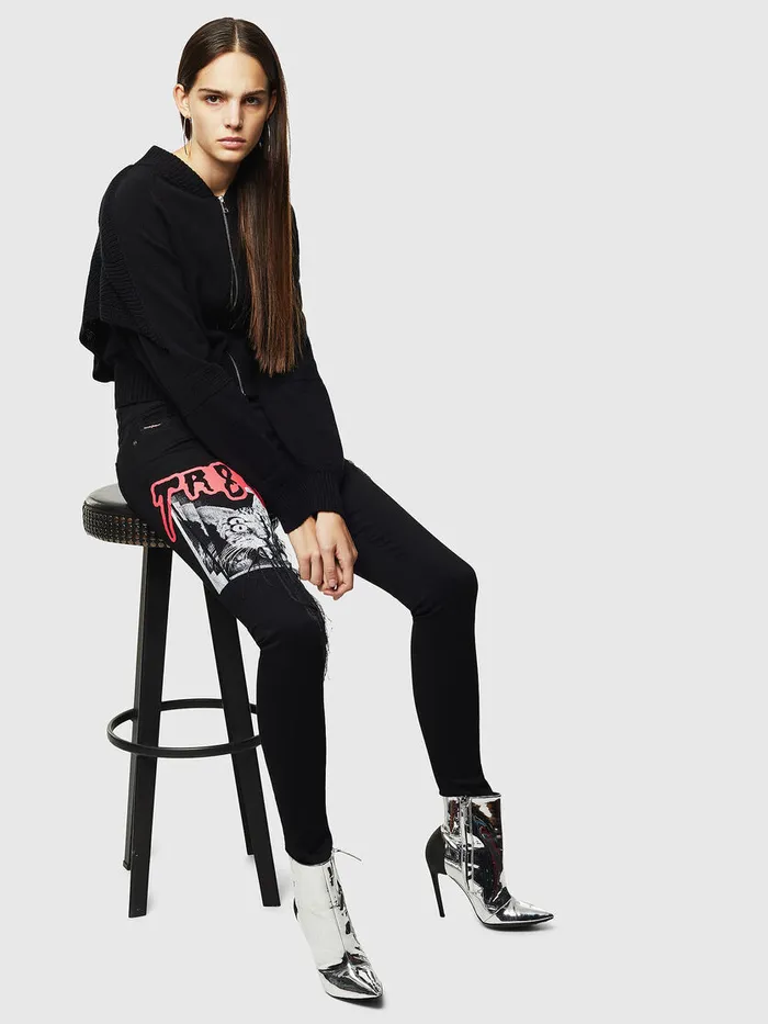 Diesel Knitwear Womens MTESY Black For Sale