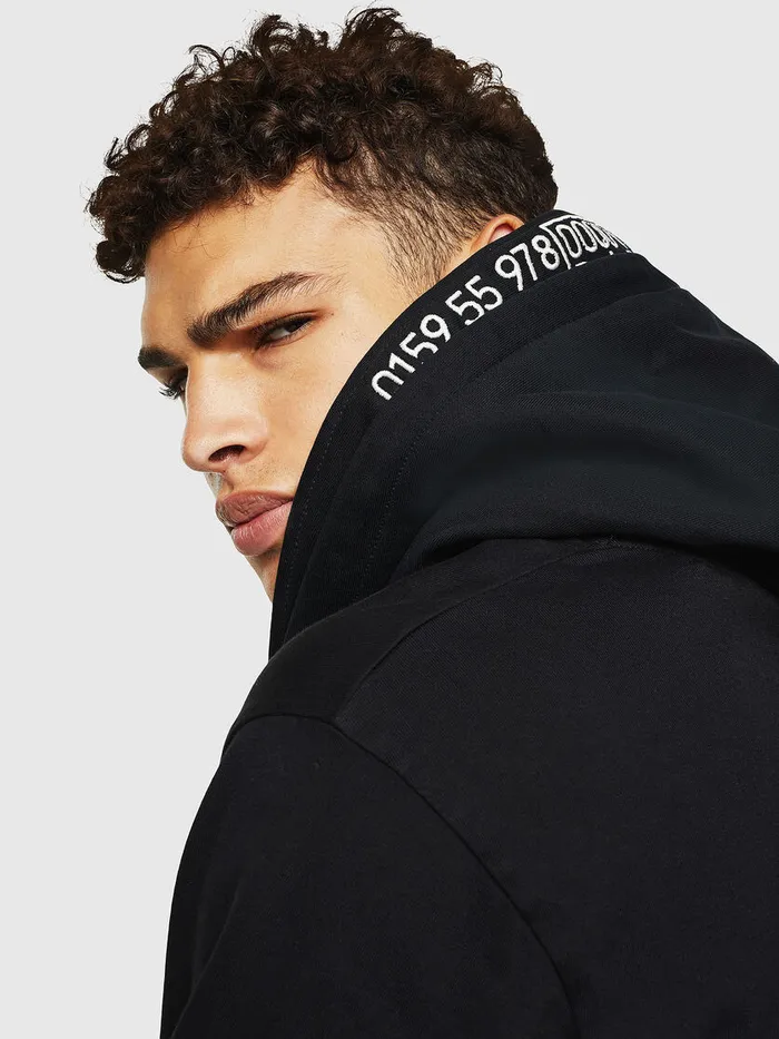 Diesel Leather Jackets Mens LBRANDO Black