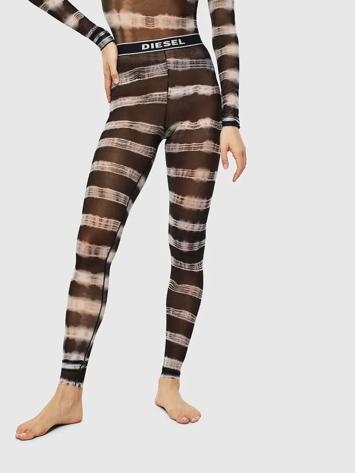 Diesel Loungewear Womens UFLBASRINK BlackWhite