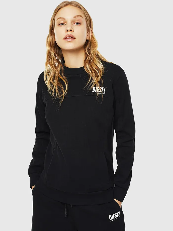 Diesel Loungewear Womens UFLTVICTORIAL Black