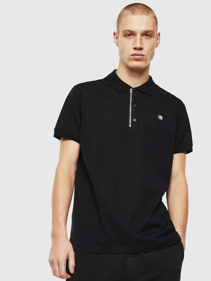 Diesel Polos Mens THART Black Online