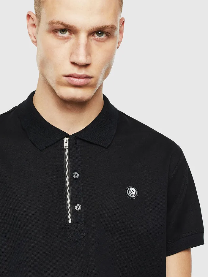Diesel Polos Mens THART Black Online