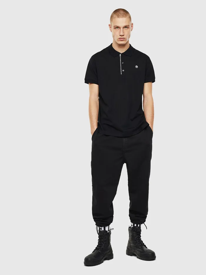 Diesel Polos Mens THART Black Online