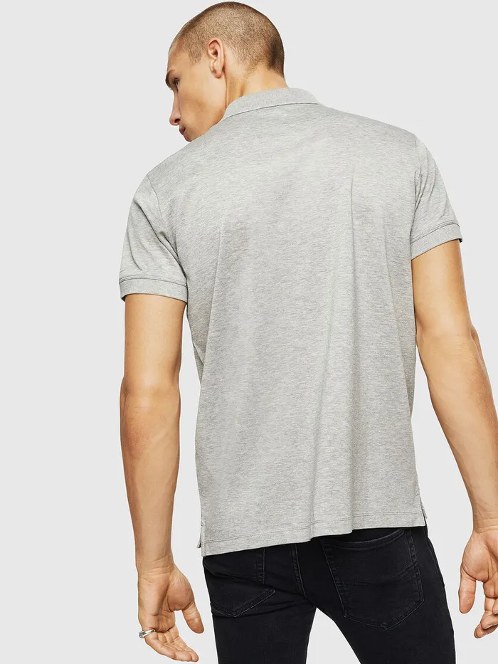 Diesel Polos Mens THART Light Grey On Sale