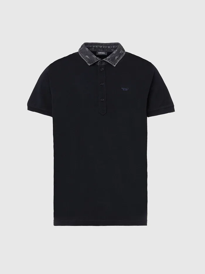 Diesel Polos Mens TMILESNEW Black Gift Ideas