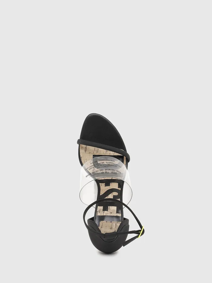 Diesel Sandals Womens SASLANTY HAR Black Near Me