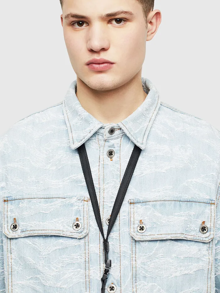 Diesel Shirts Mens DJESSY Light Blue Near Me