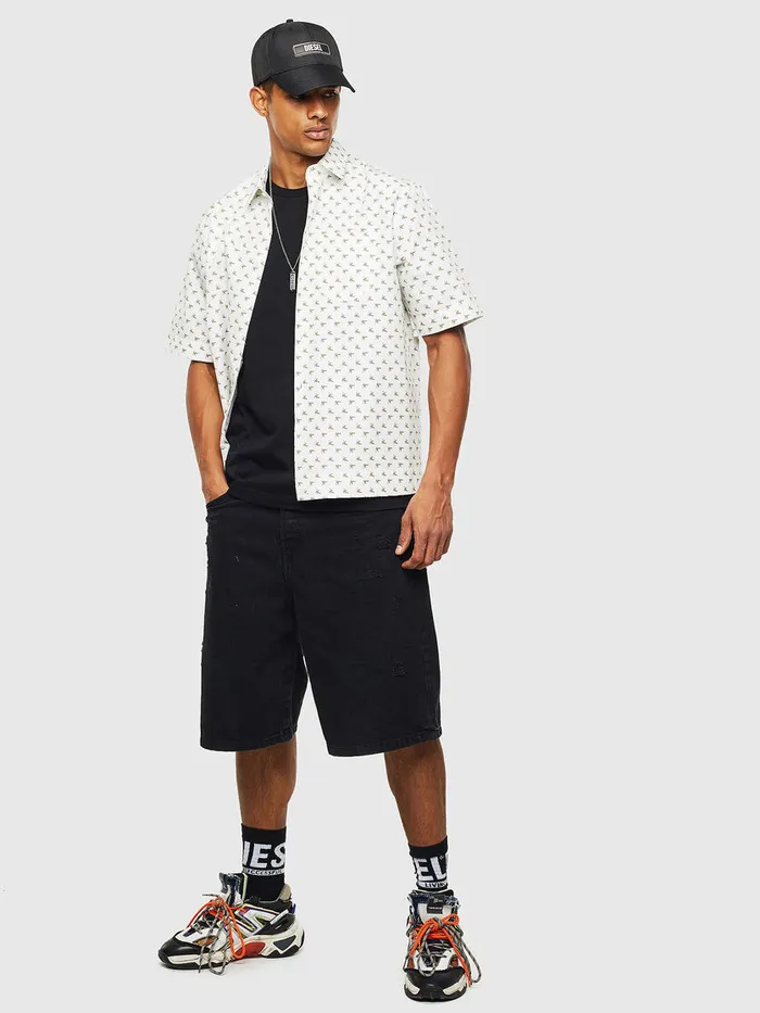 Diesel Shirts Mens SATWOODB White Popular