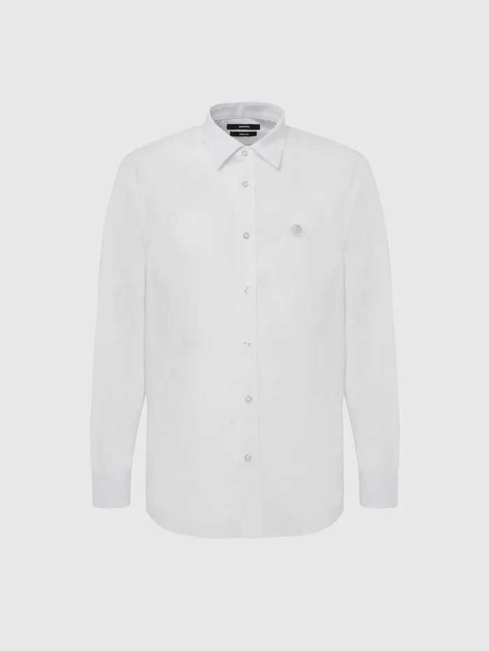 Diesel Shirts Mens SBILL White Gift for Friend