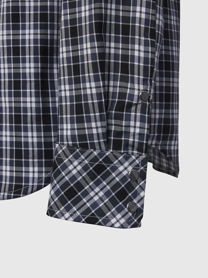 Diesel Shirts Mens SEASTLONGO BlackWhite Gift Ideas