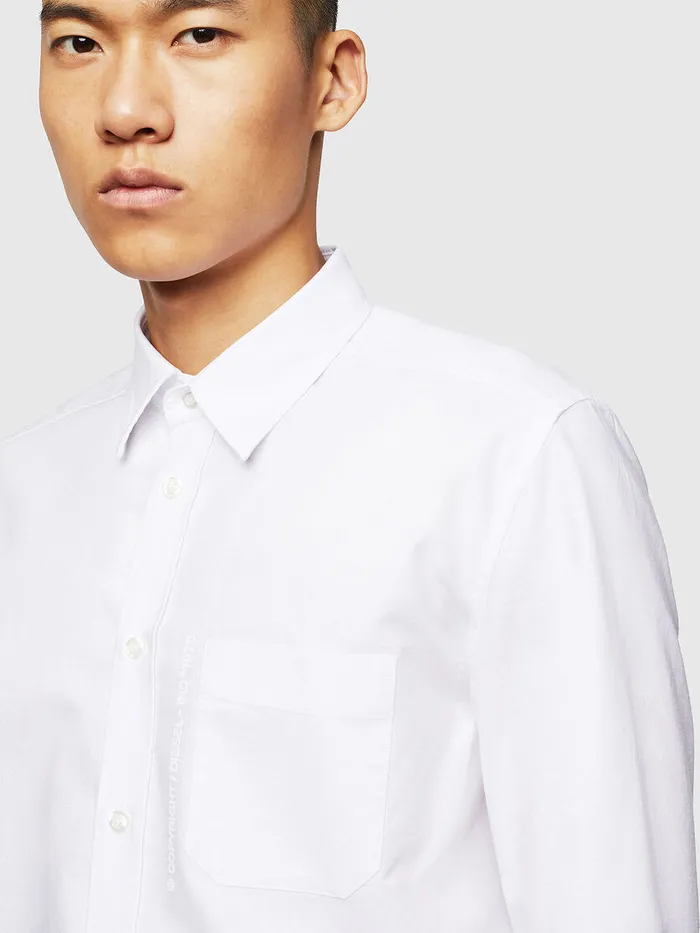 Diesel Shirts Mens SMOIRB1 White Popular