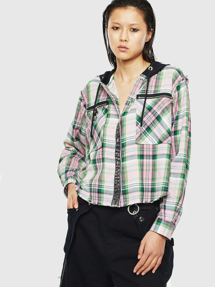 Diesel Shirts Womens CANGELSHOOD Green Casaul