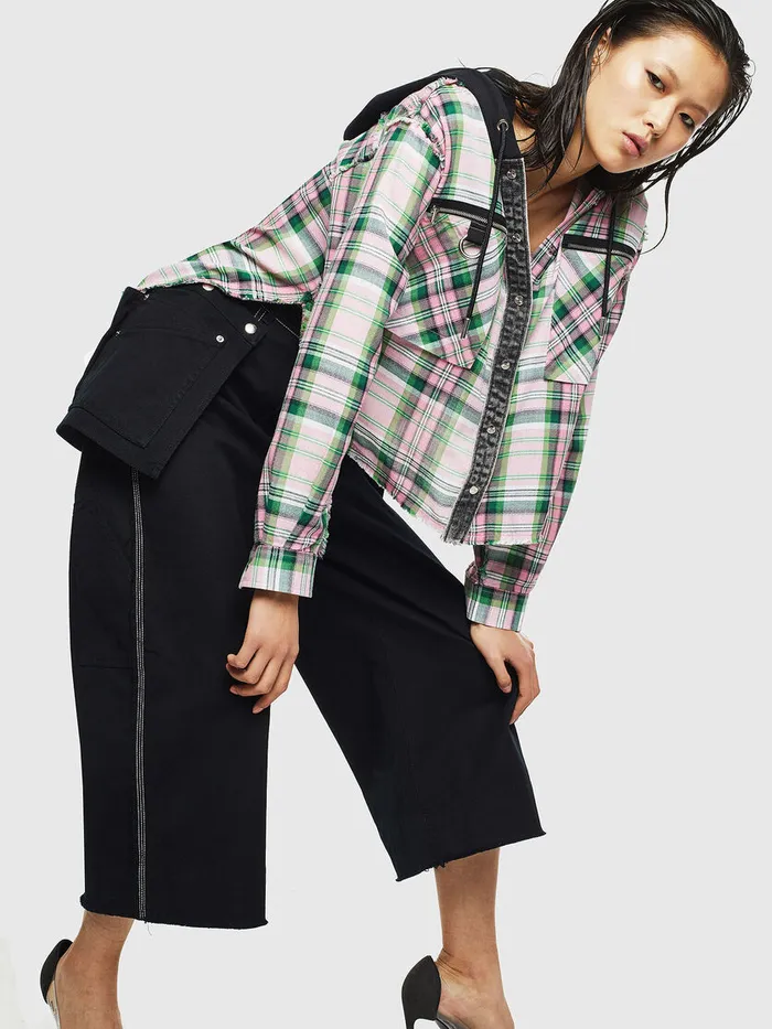 Diesel Shirts Womens CANGELSHOOD Green Casaul