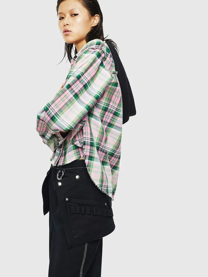 Diesel Shirts Womens CANGELSHOOD Green Casaul