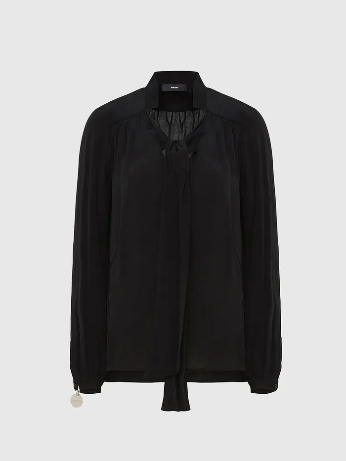 Diesel Shirts Womens CDUANEA Black Casaul