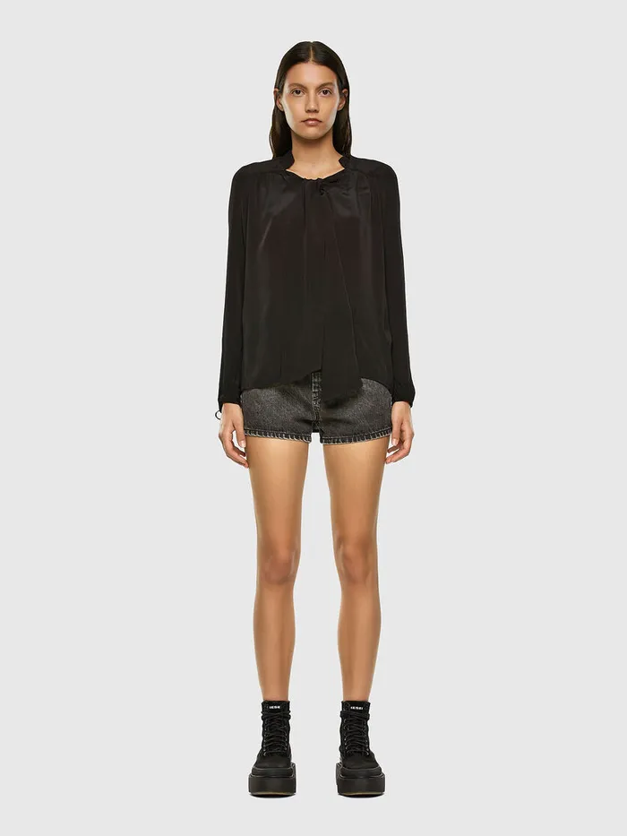 Diesel Shirts Womens CDUANEA Black Casaul