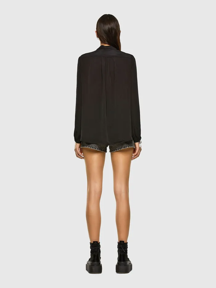 Diesel Shirts Womens CDUANEA Black Casaul