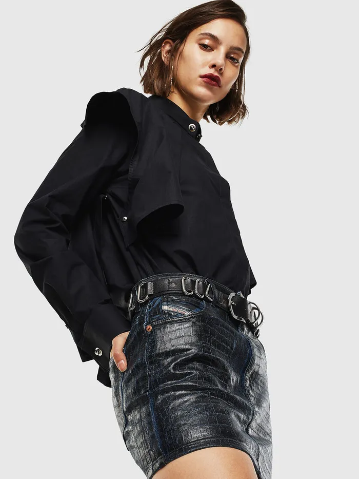 Diesel Shorts and Skirts Womens DRIRISXT Dark Blue On Sale