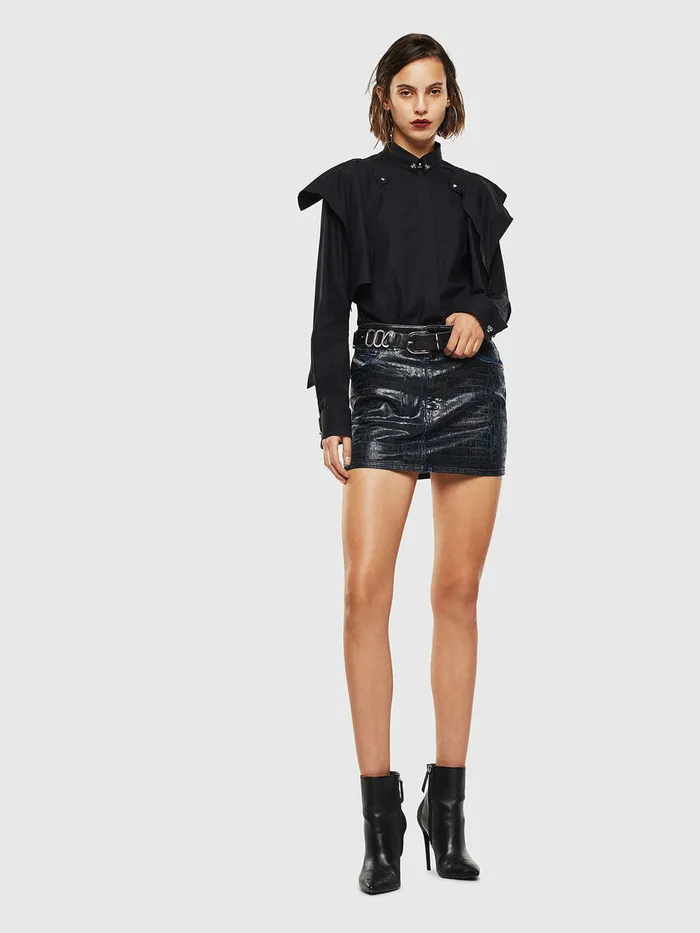 Diesel Shorts and Skirts Womens DRIRISXT Dark Blue On Sale