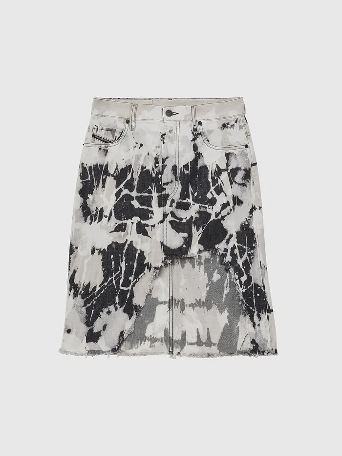 Diesel Shorts and Skirts Womens DEELLYOTSP BlackWhite Near Me