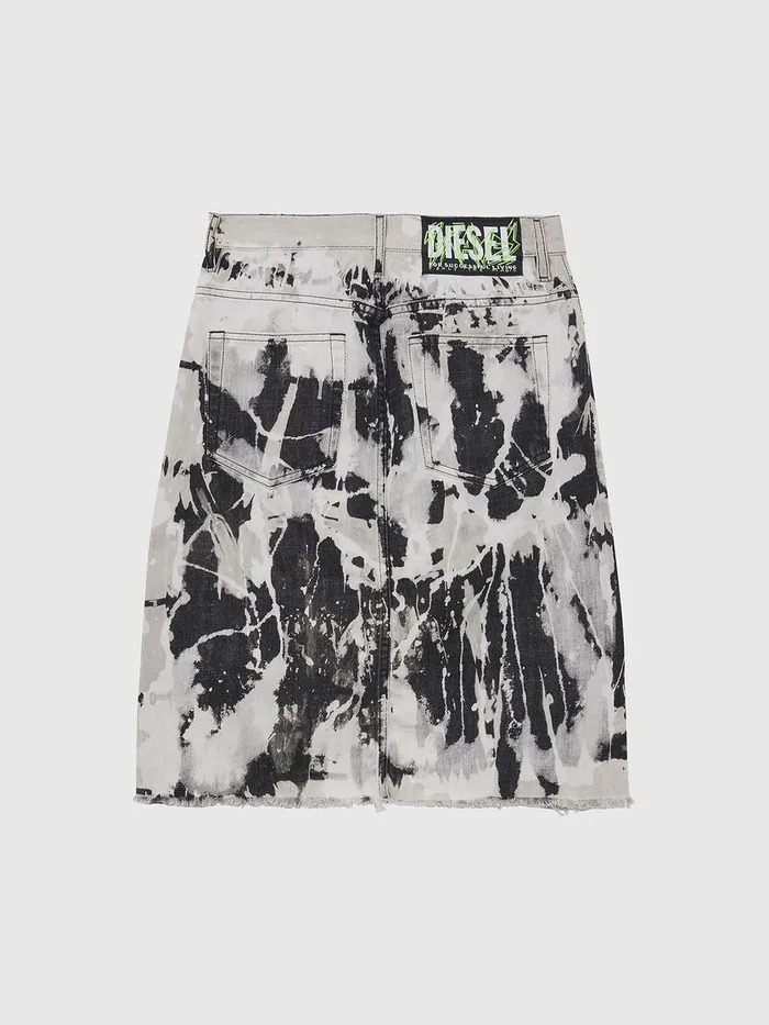 Diesel Shorts and Skirts Womens DEELLYOTSP BlackWhite Near Me