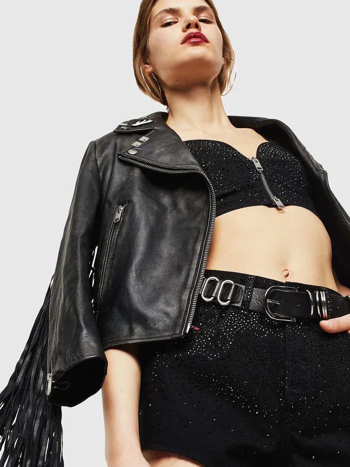 Diesel Shorts and Skirts Womens DEHIGWEISW Black Cheap On Sale