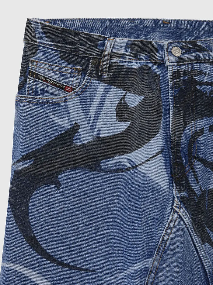 Diesel Shorts and Skirts Womens DESPIZ Light Blue Gift for Friend