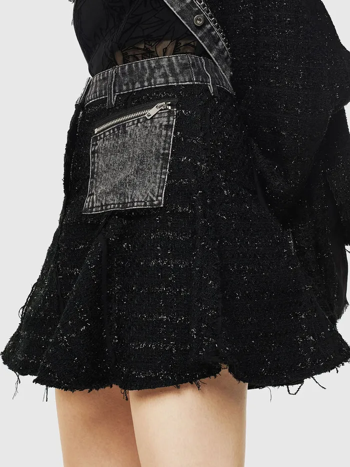 Diesel Shorts and Skirts Womens ONYELA Black Gift for Friend