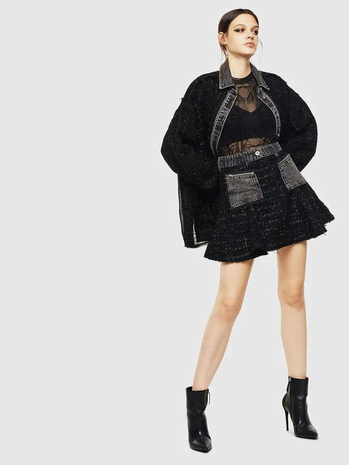 Diesel Shorts and Skirts Womens ONYELA Black Gift for Friend