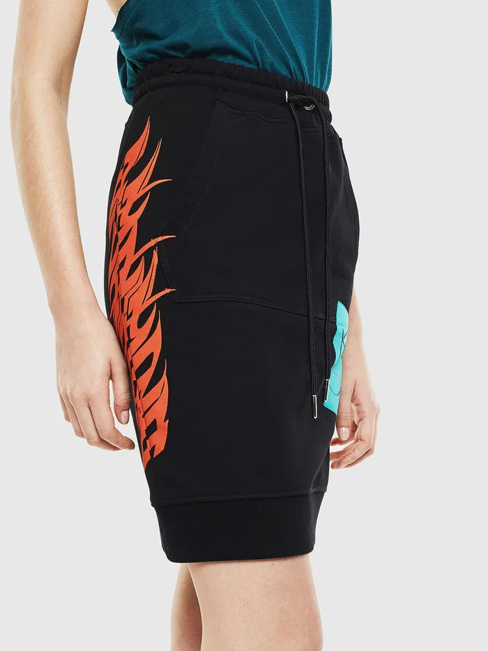 Diesel Shorts and Skirts Womens ONYUSHAC Black Gift for Friend