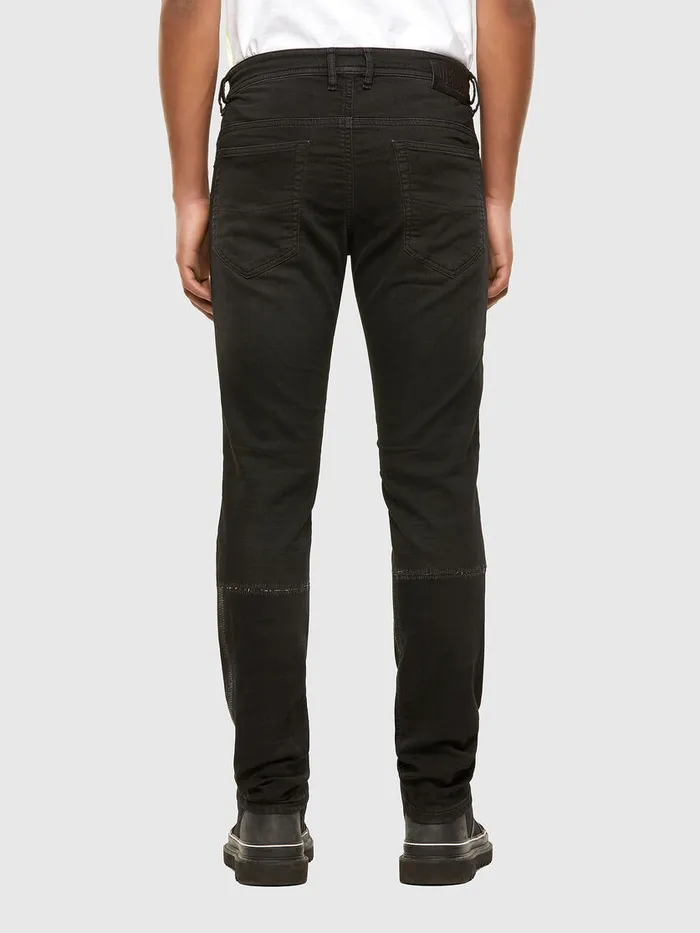 Diesel Slim Mens Thommer JoggJeans 009IC BlackDark grey Gift for Friend
