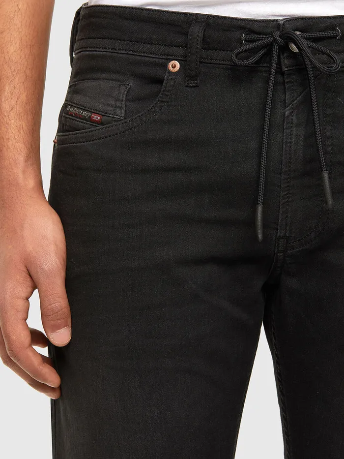 Diesel Slim Mens Thommer JoggJeans 009IC BlackDark grey Gift for Friend