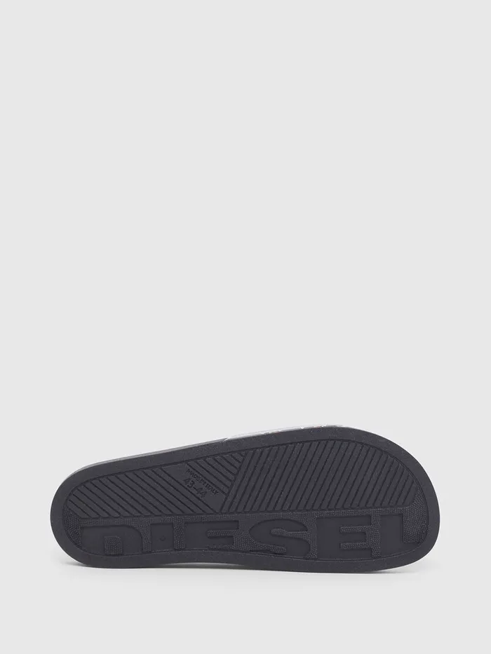 Diesel Slippers Mens SAVALLA Black Cheap On Sale