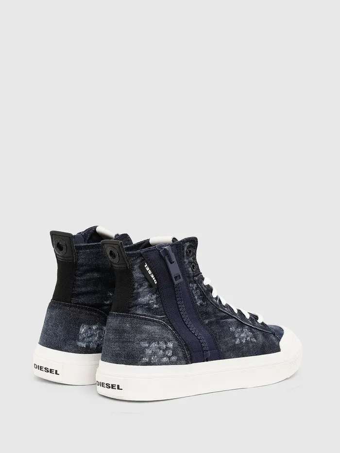Diesel Sneakers Mens SASTICO MID ZIP Blue Gift Ideas