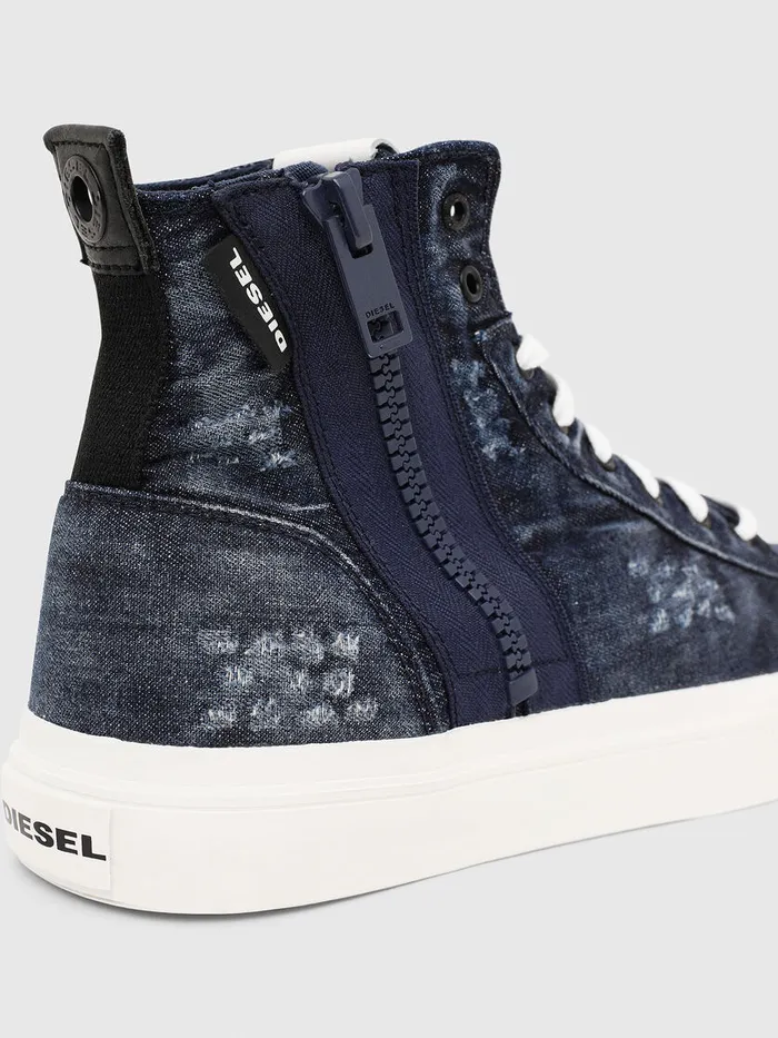 Diesel Sneakers Mens SASTICO MID ZIP Blue Gift Ideas
