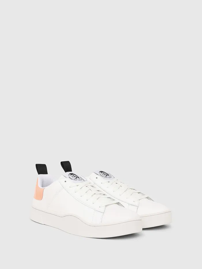 Diesel Sneakers Mens SCLEVER LOW LACE WhitePink On Sale