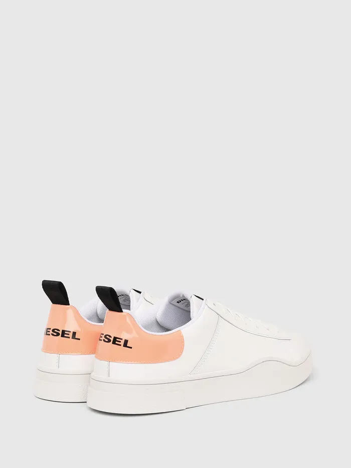 Diesel Sneakers Mens SCLEVER LOW LACE WhitePink On Sale
