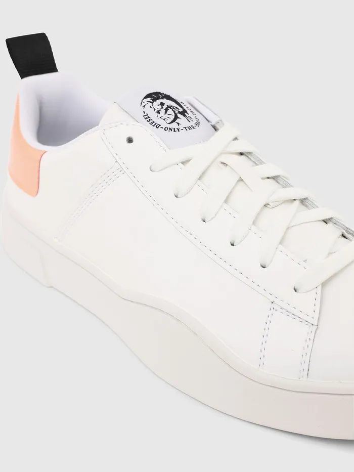Diesel Sneakers Mens SCLEVER LOW LACE WhitePink On Sale