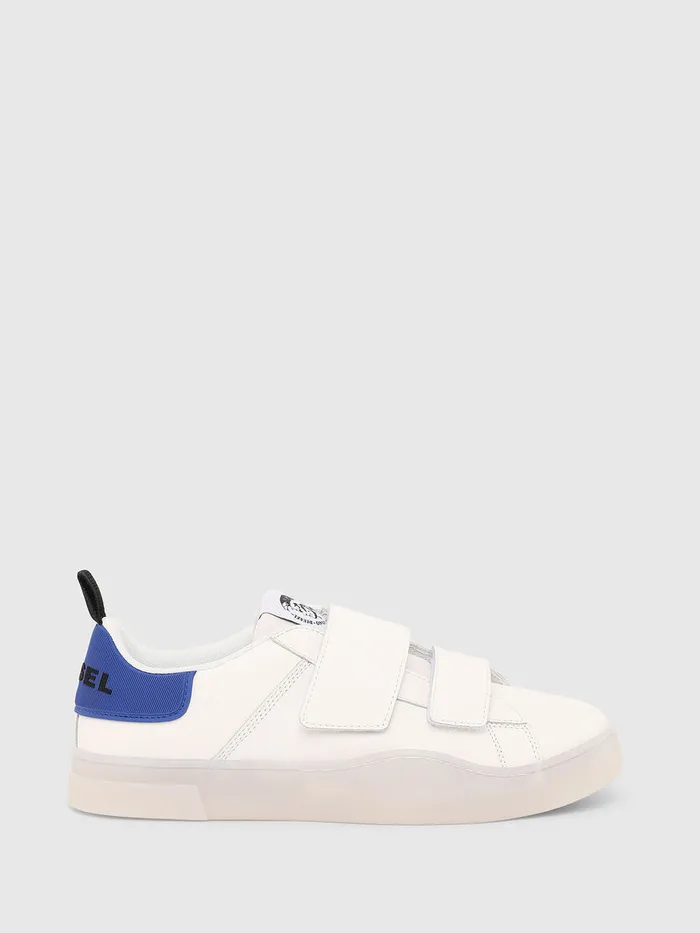 Diesel Sneakers Mens SCLEVER LOW STRAP WhiteBlue Casaul