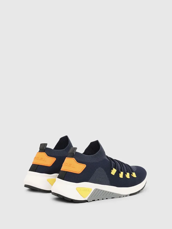 Diesel Sneakers Mens SKB ATHL LACE BlueYellow Near Me
