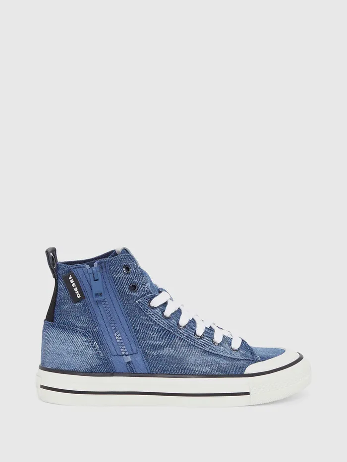 Diesel Sneakers Womens SASTICO MID ZIP W Blue Jeans Gift 4 You