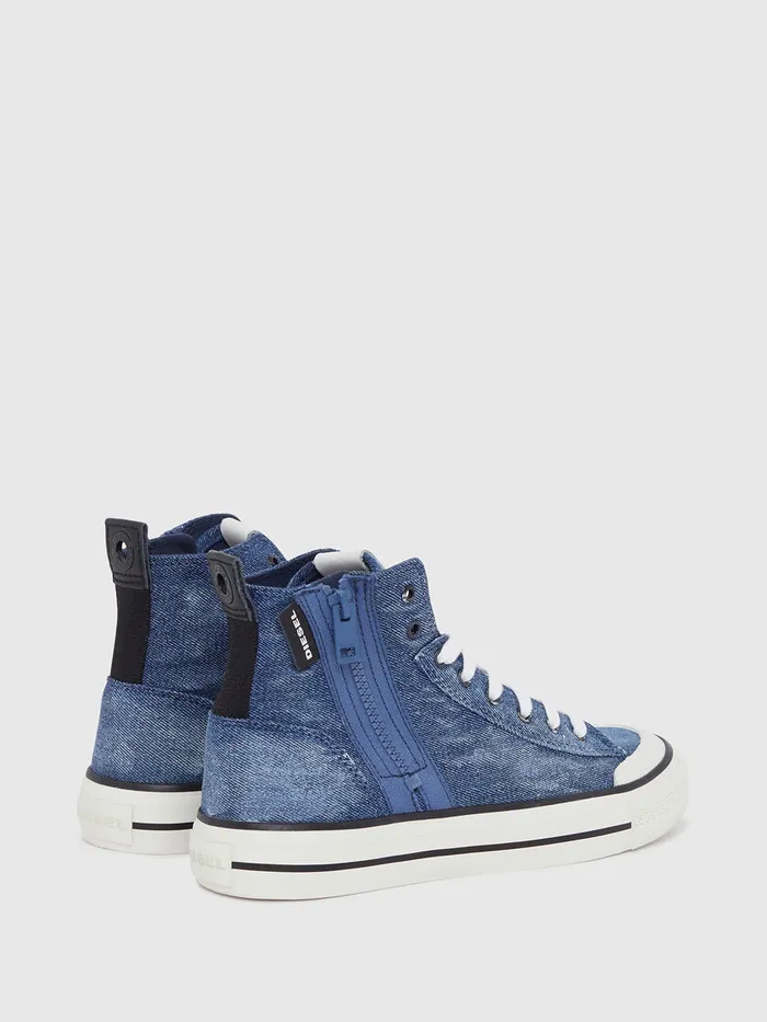 Diesel Sneakers Womens SASTICO MID ZIP W Blue Jeans Gift 4 You
