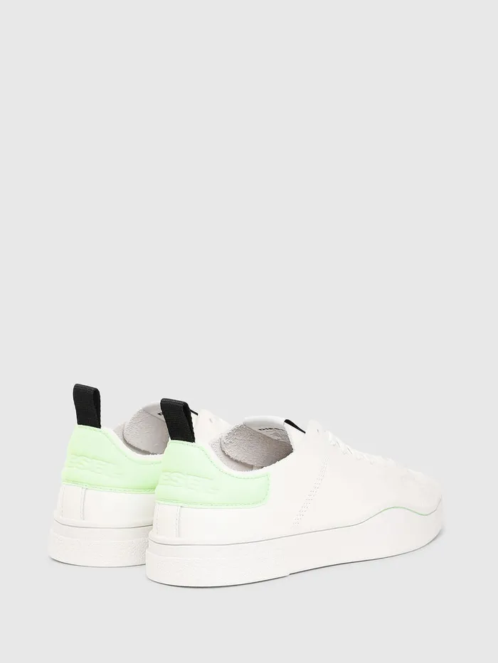 Diesel Sneakers Womens SCLEVER LS W WhiteGreen Cheap On Sale