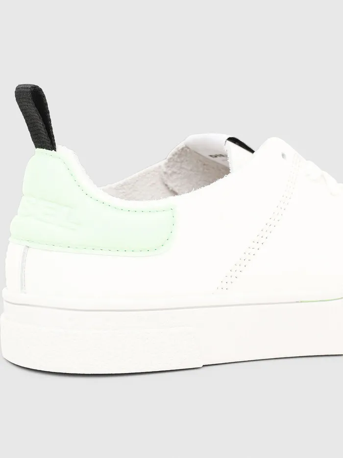 Diesel Sneakers Womens SCLEVER LS W WhiteGreen Cheap On Sale