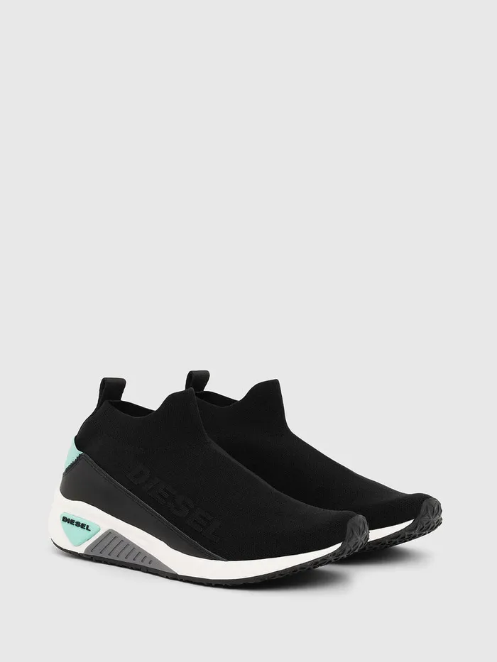Diesel Sneakers Womens SKB SOCK QB W Black On Sale