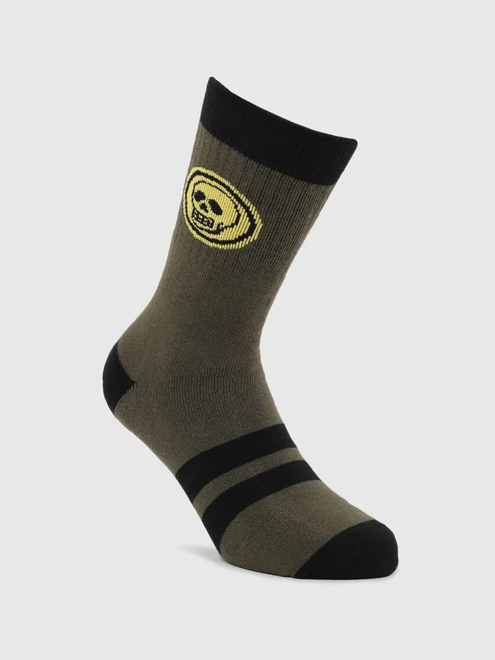 Diesel Socks Mens SKMRAY Military Green Gift 4 You