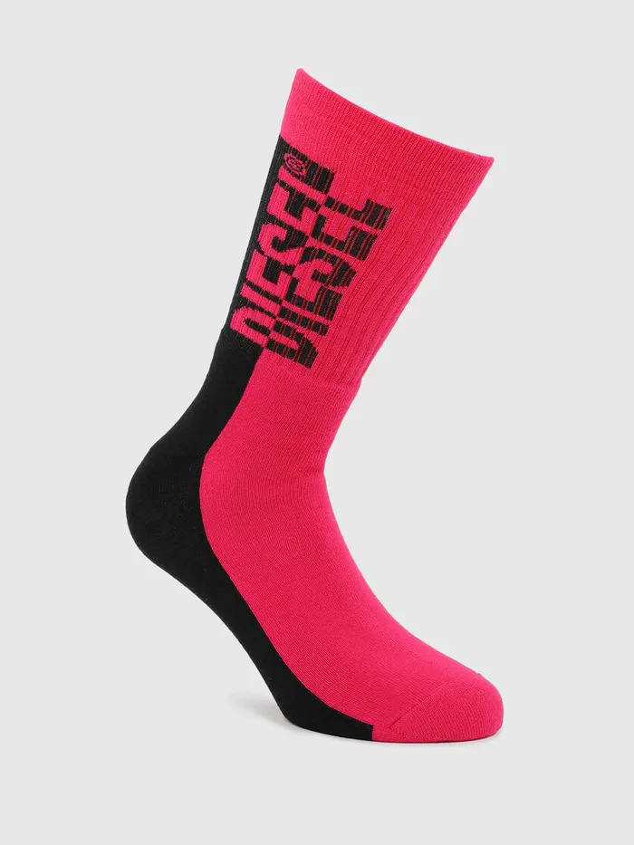 Diesel Socks Mens SKMRAY RedBlack Gift 4 You